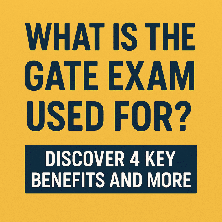 What is the GATE Exam Used For
